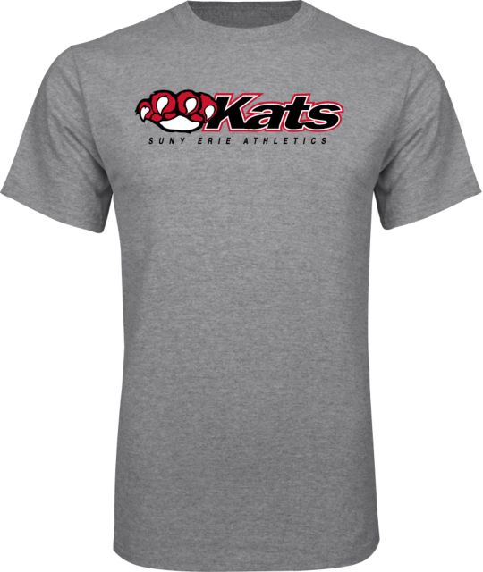 Erie CC T Shirt SUNY Erie Athletics  Kats Wordmark - ONLINE ONLY