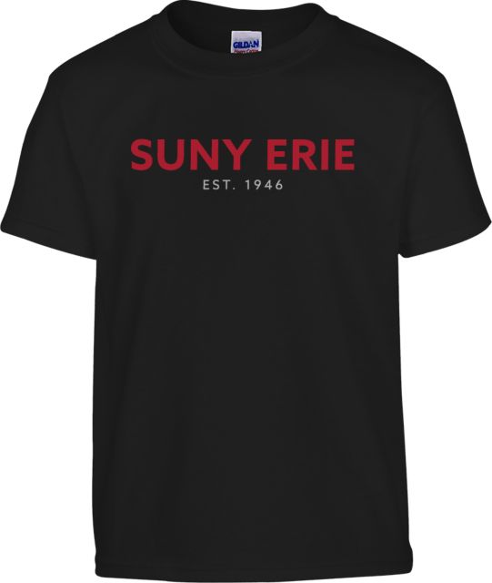 Erie CC Youth T Shirt SUNY Erie Est. 1946 Wordmark - ONLINE ONLY