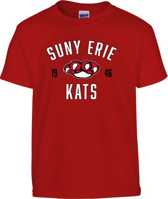 Erie CC Youth T Shirt SUNY Erie Kats Arched - ONLINE ONLY