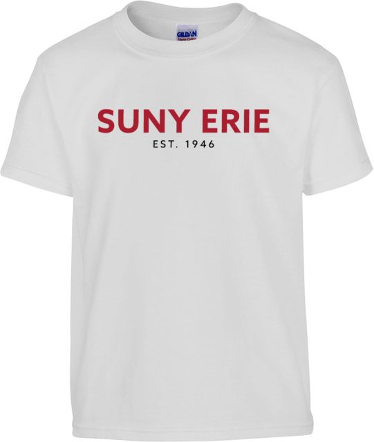 Erie CC Youth T Shirt SUNY Erie Est. 1946 Wordmark - ONLINE ONLY