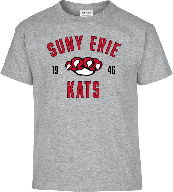 Erie CC Youth T Shirt SUNY Erie Kats Arched - ONLINE ONLY