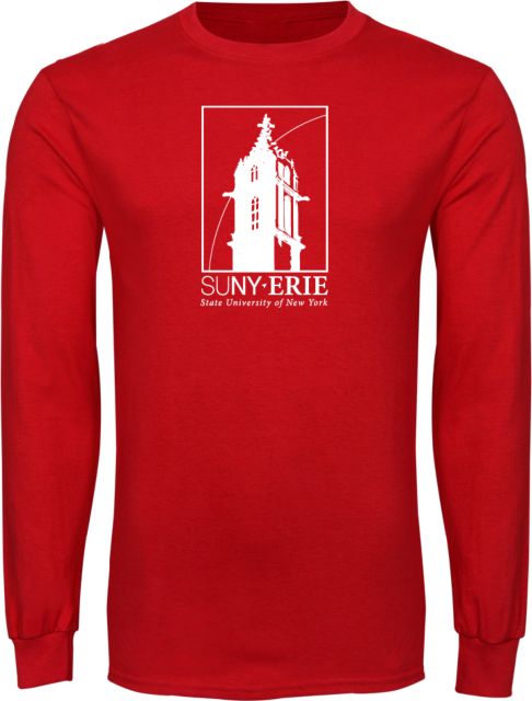 Erie CC Long Sleeve T Shirt SUNY Erie State University of New York - Tower Framed - ONLINE ONLY