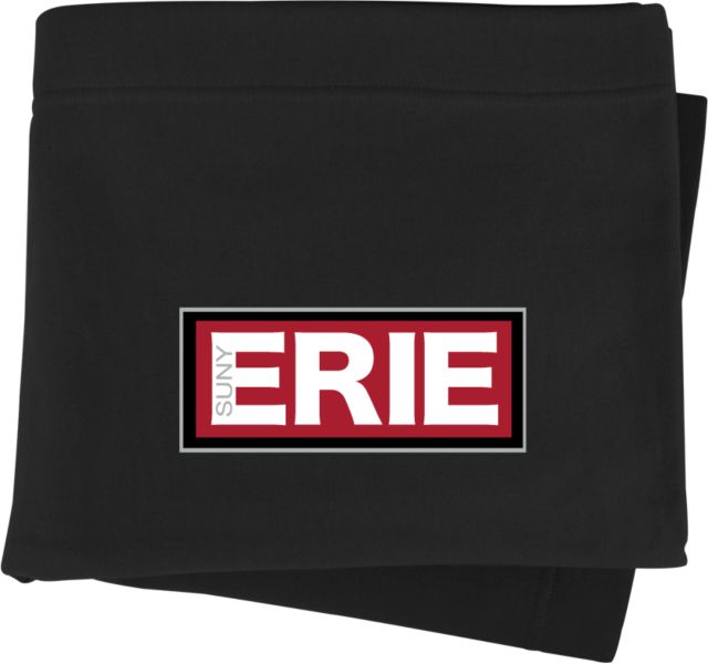 Erie CC Sweatshirt Blanket SUNY Erie Wordmark - ONLINE ONLY