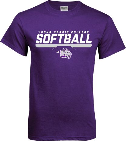 Young Harris T Shirt Young Harris College Softball - ONLINE ONLY