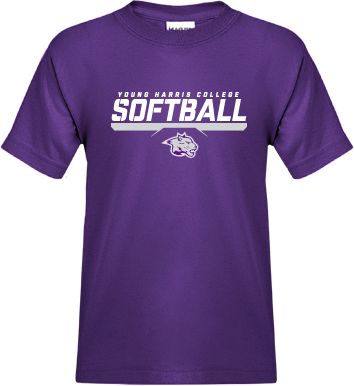 Young Harris Youth T Shirt Young Harris College Softball - ONLINE ONLY