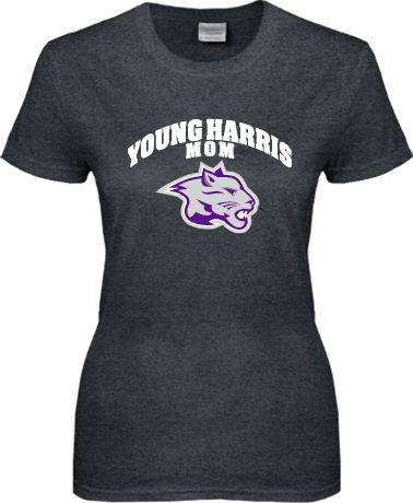 Young Harris Ladies T Shirt Mom - ONLINE ONLY