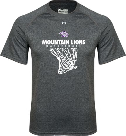 Young Harris Under Armour Tech Tee Mountain Lions Basketball w/ Hanging Net - ONLINE ONLY