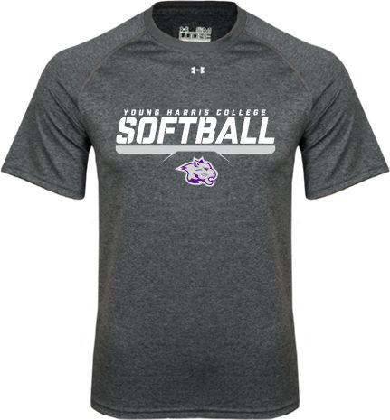 Young Harris Under Armour Tech Tee Young Harris College Softball - ONLINE ONLY