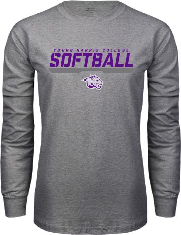 Young Harris Long Sleeve T Shirt Young Harris College Softball - ONLINE ONLY