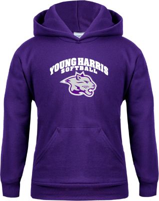 Young Harris Youth Fleece Hoodie Softball - ONLINE ONLY