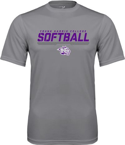 Young Harris Performance Tee Young Harris College Softball - ONLINE ONLY