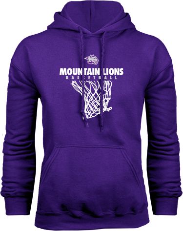 Young Harris Fleece Hoodie Mountain Lions Basketball w/ Hanging Net - ONLINE ONLY