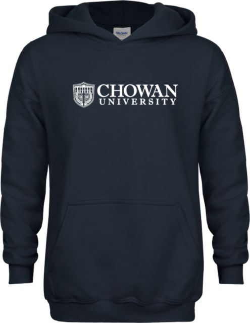 Chowan Youth Fleece Hoodie Horizontal Primary Mark - ONLINE ONLY