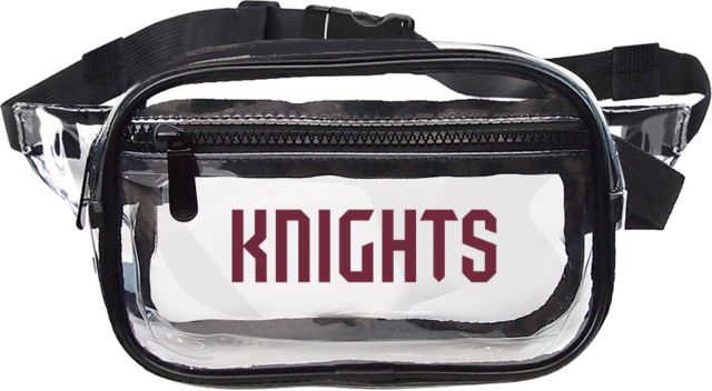 FDU Knights Clear Fanny Pack Fairleigh Knights Wordmark - ONLINE ONLY