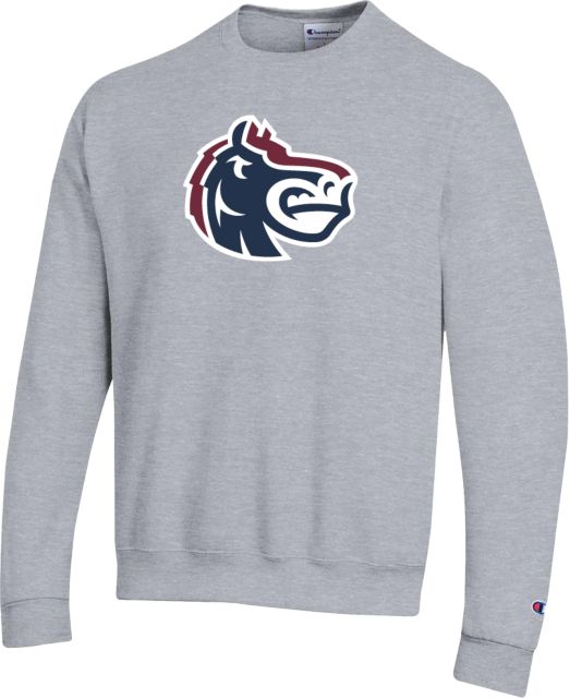 FDU Knights Champion Fleece Crew Fairleigh Knightro Head - ONLINE ONLY