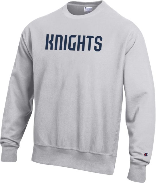 FDU Knights Champion Reverse Weave Sliver Crew Fairleigh Knights Wordmark - ONLINE ONLY