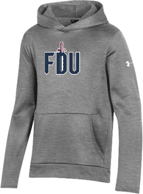 FDU Knights Under Armour Youth Fleece Hoodie FDU with Sword - ONLINE ONLY