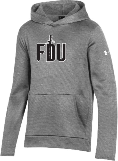 FDU Knights Under Armour Youth Fleece Hoodie FDU with Sword - ONLINE ONLY