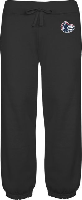 FDU Knights ENZA Womens Banded Fleece Capri Fairleigh Knightro Head - ONLINE ONLY