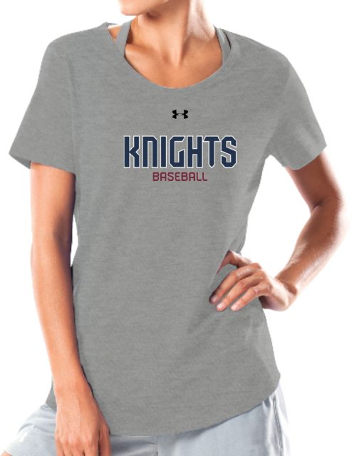 FDU Knights Under Armour Womens Charged Cotton Tee UA - FDU Knights Baseball - ONLINE ONLY