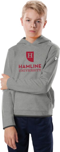Hamline Youth Under Armour Fleece Hoodie Primary - ONLINE ONLY