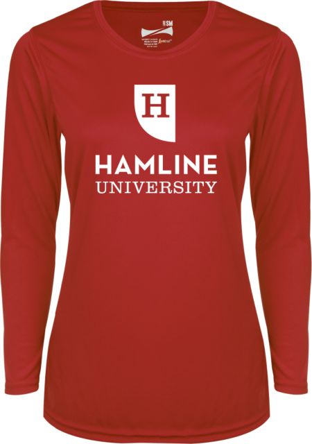 Hamline Ladies Syntrel Performance Longsleeve Shirt Primary - ONLINE ONLY