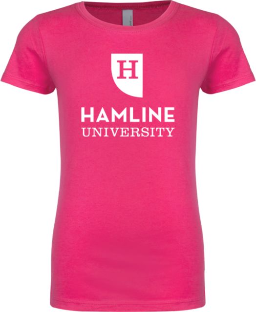 Hamline Next Level Girls Fuchsia Fashion Fit T Shirt Primary - ONLINE ONLY