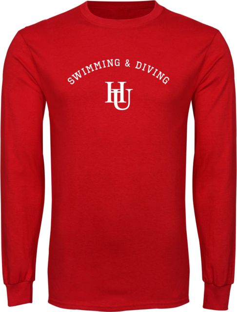 Hamline Long Sleeve T Shirt Swimming and Diving - ONLINE ONLY