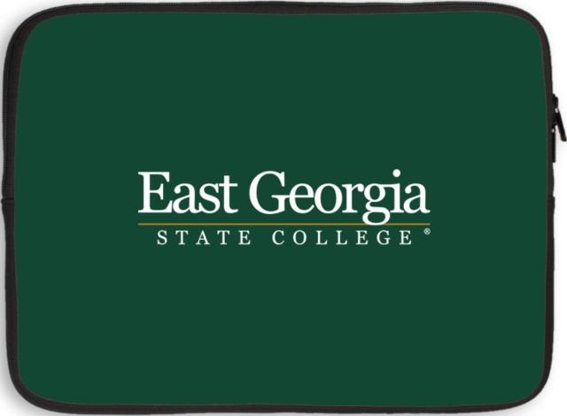 East Georgia State 13 inch Neoprene Laptop Sleeve Primary Mark - ONLINE ONLY