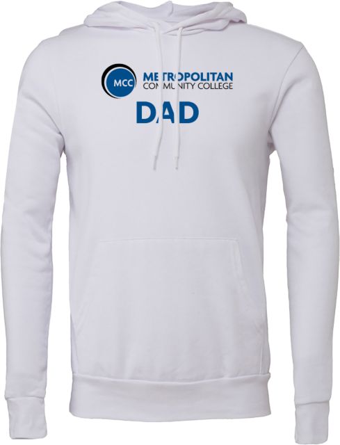 Metropolitan Longview Bella + Canvas Fleece Hood Dad - Metropolitan Community College - ONLINE ONLY