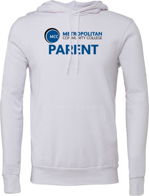 Metropolitan Longview Bella + Canvas Fleece Hood Parent - Metropolitan Community College - ONLINE ONLY