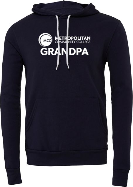 Metropolitan Longview Bella + Canvas Fleece Hood Grandpa - Metropolitan Community College - ONLINE ONLY