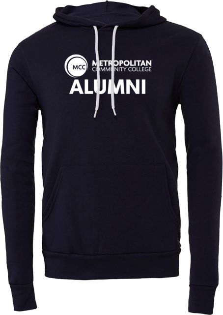Metropolitan Longview Bella + Canvas Fleece Hood Alumni - Metropolitan Community College - ONLINE ONLY