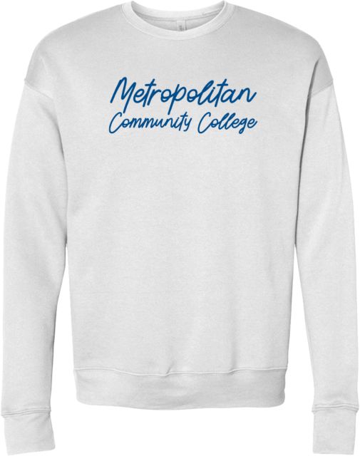 Metropolitan Longview Bella + Canvas Fleece Crew Metropolitan Community College Script - ONLINE ONLY