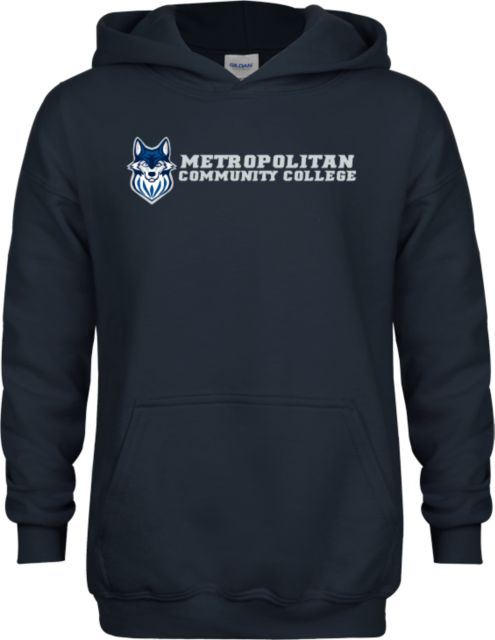Metropolitan Longview Youth Fleece Hoodie Metropolitan Community College  Athletic Wordmark - ONLINE ONLY