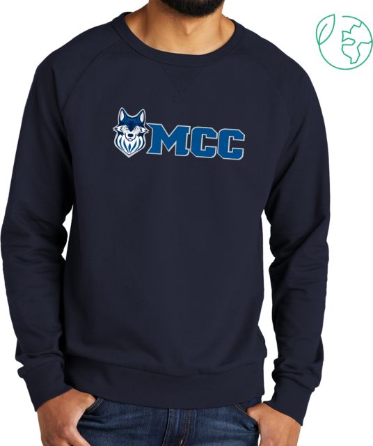 Metropolitan Longview Allmade Organic French Terry Crewneck Sweatshirt MCC Athletic Wordmark - ONLINE ONLY