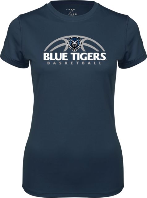 Lincoln  Ladies Syntrel Performance Tee Tigers Basketball Half Ball - ONLINE ONLY