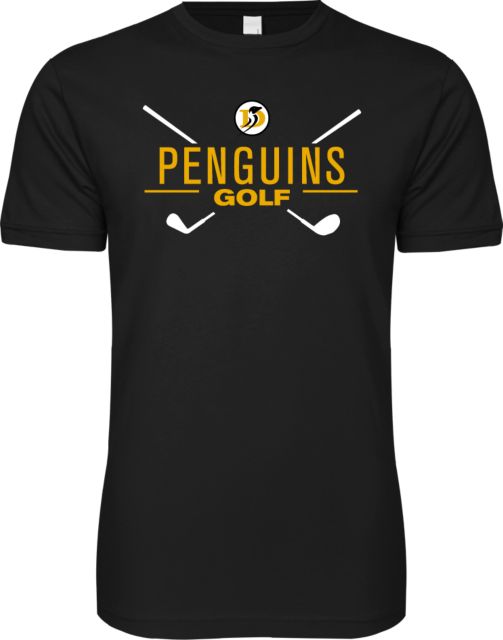 Dominican Next Level SoftStyle T Shirt Dominican University Penguins Golf - Crossed Sticks - ONLINE ONLY