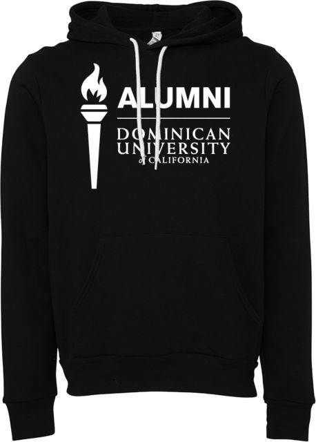 Dominican Bella + Canvas Fleece Hood Dominican University of Califonia - Alumni Mark - ONLINE ONLY