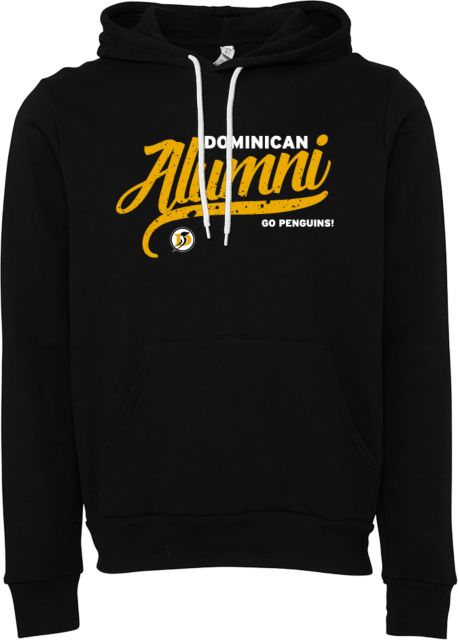 Dominican Bella + Canvas Fleece Hood Dominican Alumni Script Distressed - ONLINE ONLY