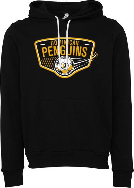 Dominican Bella + Canvas Fleece Hood Dominican University Penguins Soccer SHield - ONLINE ONLY