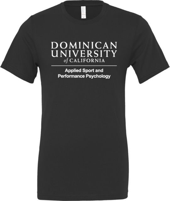 Dominican Bella + Canvas Jersey Cotton T Shirt DUC Applied Sport and Performance Psychology - ONLINE ONLY