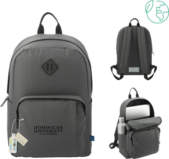 Dominican Repreve Ocean Everyday Computer Backpack Dominican University of Califonia - Primary Word Mark - ONLINE ONLY