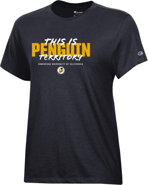 Dominican Champion Womens Core Short Sleeve Tee This is Penguin Territory - ONLINE ONLY