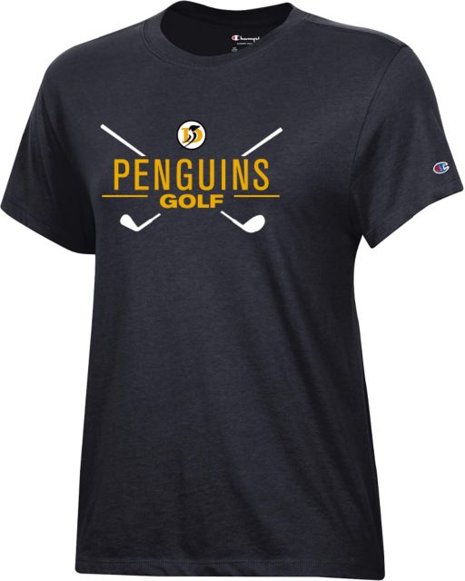 Dominican Champion Womens Core Short Sleeve Tee Dominican University Penguins Golf - Crossed Sticks - ONLINE ONLY