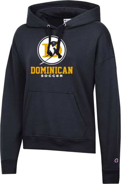 Dominican Champion Womens Powerblend Pullover Hood Dominican Soccer - ONLINE ONLY
