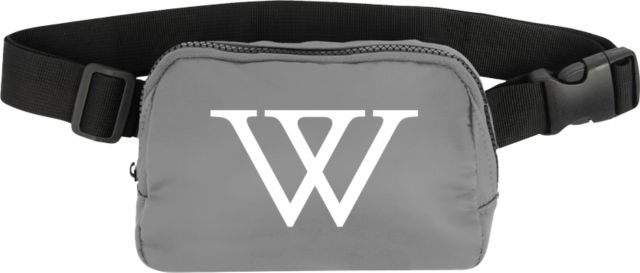 Wellesley Anywhere Belt Bag Wellesley College Monogram W - ONLINE ONLY