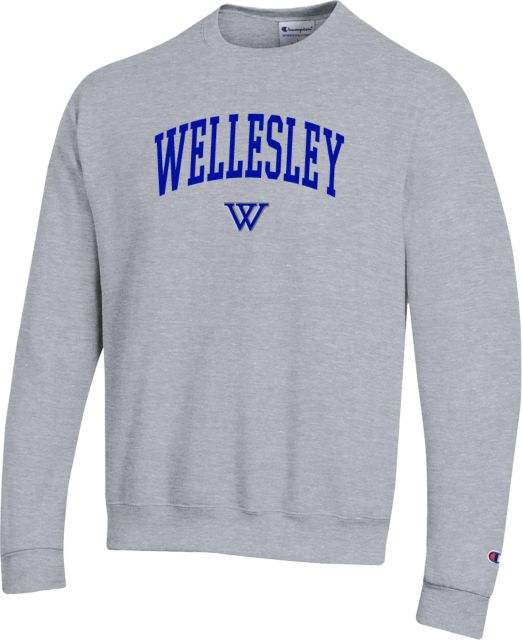 Wellesley Champion Fleece Crew Wellesley Arched - ONLINE ONLY