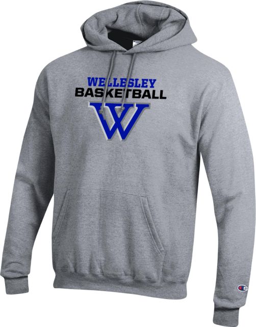 Wellesley Champion Fleece Hoodie Wellesley Basketball - ONLINE ONLY