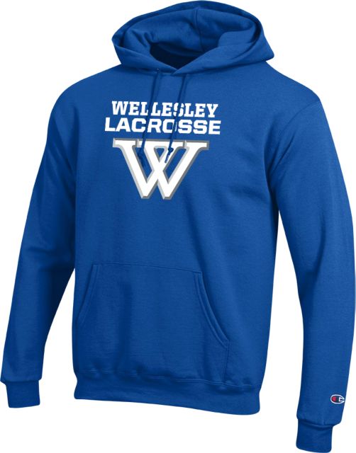 Wellesley Champion Fleece Hoodie Wellesley Lacrosse - ONLINE ONLY